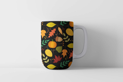 Fall Harvest Digital Paper | Autumn Leaves Seamless Pattern Product Image 5