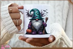 Halloween Gnome with trick or treat pumpkin png, Gnome png Product Image 3