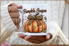 Pumpkin Season pumpkin doodle, Autumn faux embroidery Product Image 4
