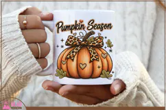 Pumpkin Season pumpkin doodle, Autumn faux embroidery Product Image 4