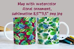 Mug floral ornament sublimation