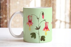 mug flowers sublimation