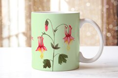 mug flowers sublimation