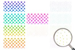 Glitter Love and Heart Coffee Mug Design | Sublimation Wrap Product Image 2