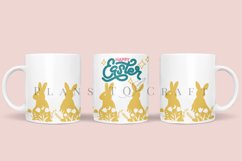Happy Easter to Every Bunny 11&amp;15oz Coffee Glass Mug SVG Product Image 2