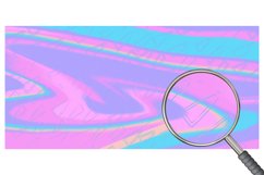 Holographic Foil Coffee Mug Design | Sublimation Wrap Product Image 3