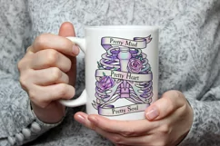 Pretty soul sublimation file - creepy cute pastel goth png Product Image 4