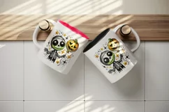 Halloween zombie tumbler mug wrap clipart sublimation design Product Image 4