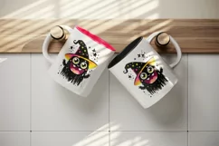 Halloween monster tumbler mug wrap clipart sublimation png Product Image 4