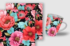 Mixed Media Flowers Seamless Pattern Digital Papers Product Image 5
