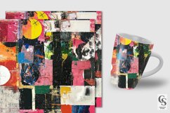 Abstract Mixed Media Junk Journal Backgrounds Product Image 2