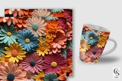 Spring Floral 3D Embroidery Digital Papers Product Image 4