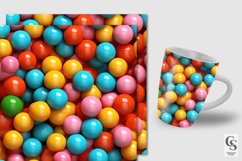 Colorful 3D Gumballs Seamless Patterns Product Image 2