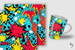 Abstract Comic Pop Art Seamless Pattern Digital Papers Product Image 5