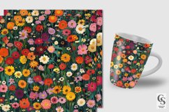 Gustav Klimt Flowers Digital Papers Product Image 2