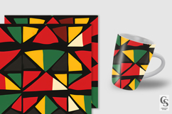 Abstract Juneteenth Black History Patterns Product Image 2