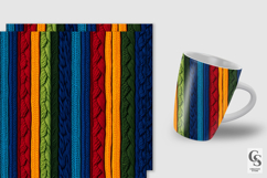 Rainbow Knitted Stripes Seamless Patterns Product Image 2