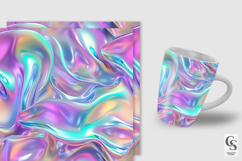 Holographic Silk Satin Seamless Patterns Product Image 5