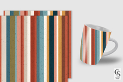 Retro Vintage Stripes Seamless Patterns Product Image 2