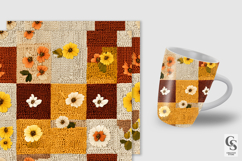 Vintage Patchwork Knitted Pattern Product Image 3