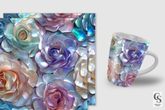 3D Ornate Floral Seamless Pattern Product Image 4