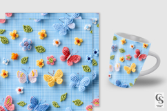 Spring Crochet Butterflies, Handmade Yarn Butterfly Patterns Product Image 2