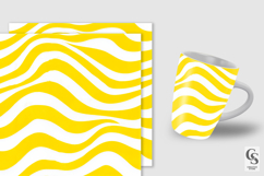 Yellow Abstract Wavy Lines Seamless Patterns Product Image 2