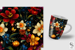 Bold Spring Flowers Seamless Patterns Product Image 2