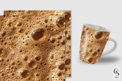 Coffee Bubbles Close Up Seamless Patterns Product Image 2