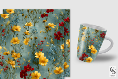 Wild Meadow Flowers Seamless Patterns Product Image 2