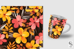Tropical boho flowers Seamless Patterns Product Image 3