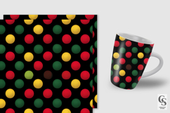 Juneteenth Polka Dots Digital Papers Seamless Pattern Product Image 2