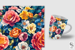 Colorful Spring Garden Floral Patterns Product Image 2
