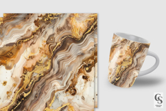 Earthy Tones Marble Seamless Patterns Product Image 2