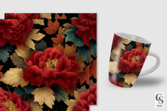 Bold Flower Garden Digital Papers Product Image 3