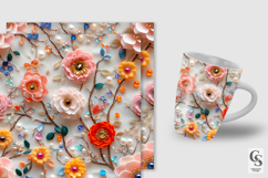 Beaded Floral Embroidery Seamless Patterns Product Image 2