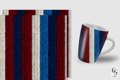 Patriotic Knitted Stripes Seamless Patterns Product Image 2
