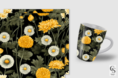 Cute Floral Dandelions Garden Seamless Patterns Product Image 4