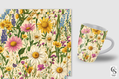 Vintage Dried Wildflowers Seamless Patterns Product Image 2