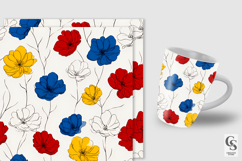 Cute Minimal Floral Seamless Pattern Product Image 5