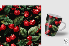 Summer Sweet Cherries Seamless Pattern Product Image 2