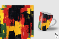 Juneteenth Brushstrokes Seamless Patterns Product Image 5