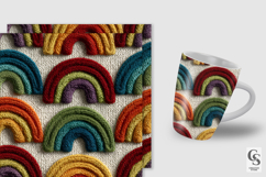 Boho Crochet Rainbow Seamless Patterns Product Image 2