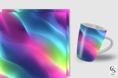 Neon Gradient Glow Digital Papers Product Image 3