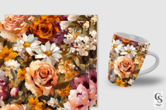 Oil Painted Boho Flowers Patterns Product Image 5