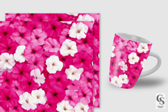 Pink and White Petunia Floral Seamless Pattern Product Image 2