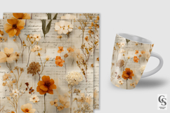 Dried Floral Junk Journal Digital Papers Product Image 4