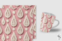Pink Boho Macrame Textile Seamless Patterns Product Image 5