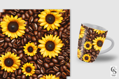 Sunflowers and Coffee Beans Patterns Product Image 2