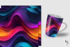3D Fluid Gradient Background Digital Papers Product Image 5